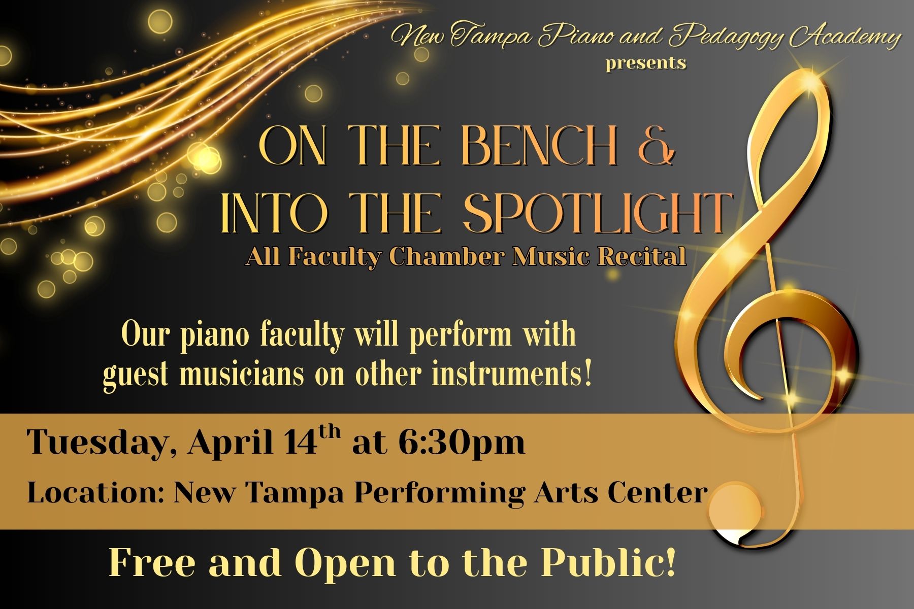 New Tampa Piano and Pedagogy Academy’s All-Faculty Chamber Music Recital